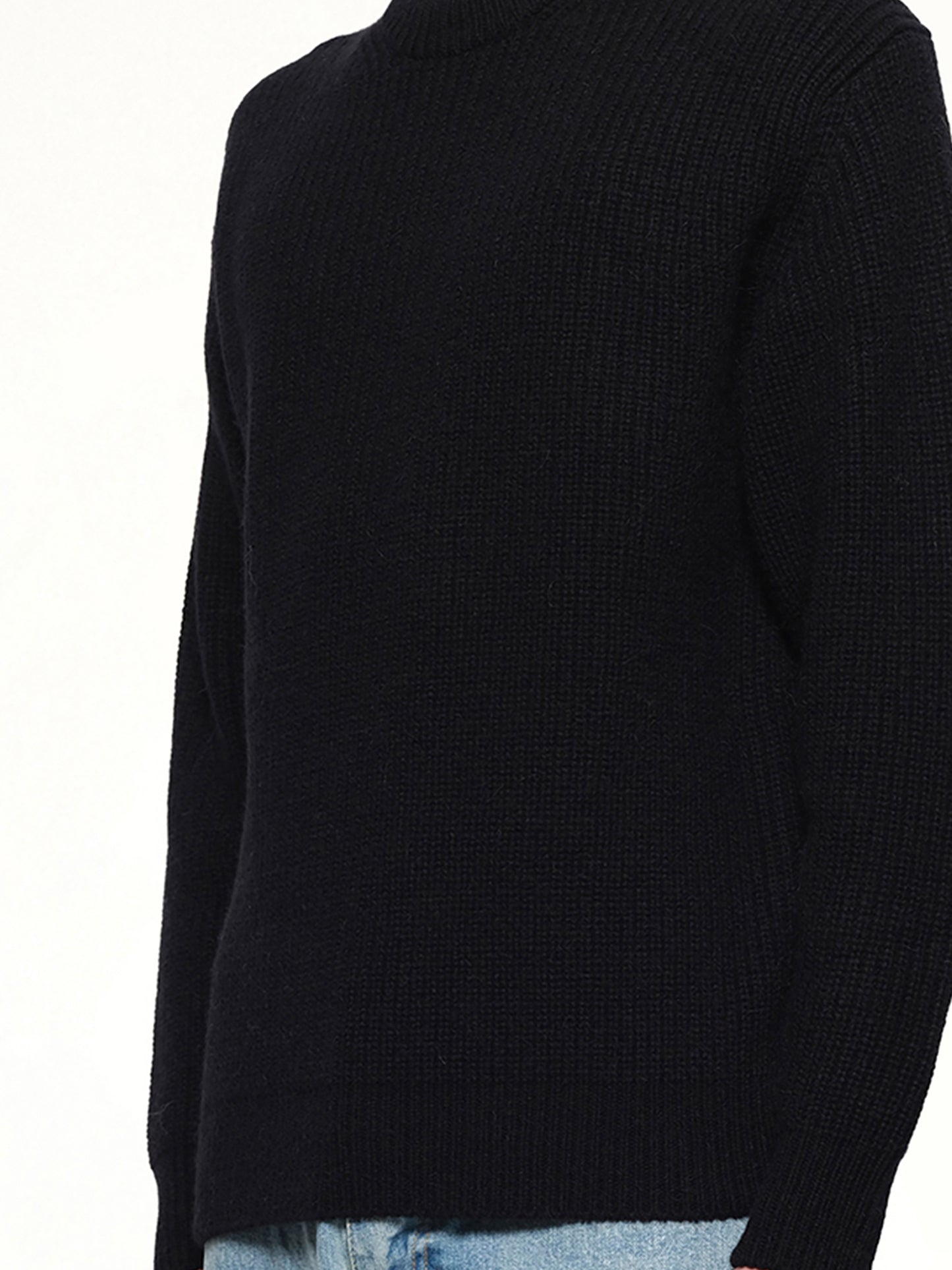 Baby Alpaca Knit in Black