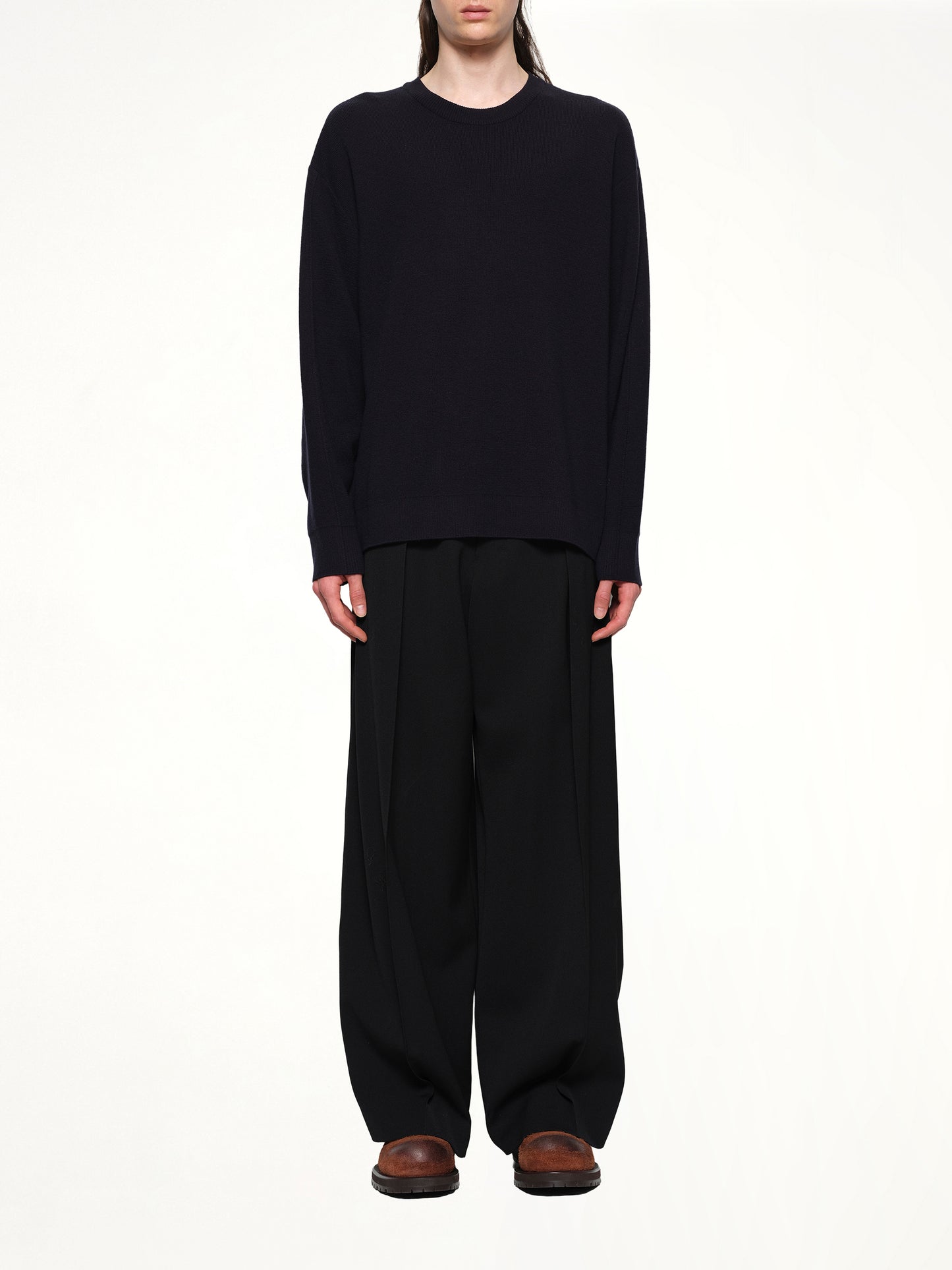 Knit Sweater in Navy