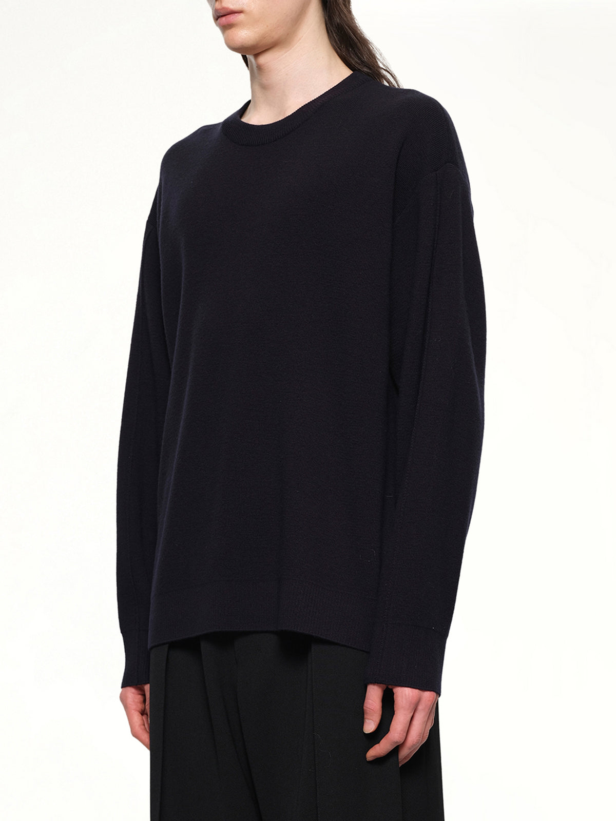 Knit Sweater in Navy