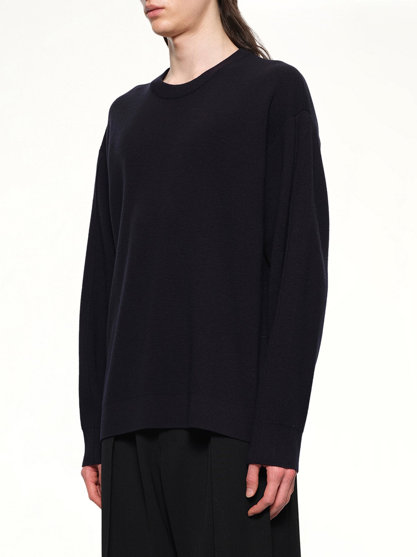 Knit Sweater in Navy