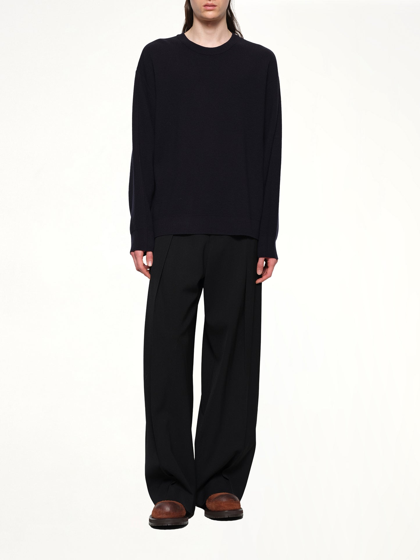 Knit Sweater in Navy