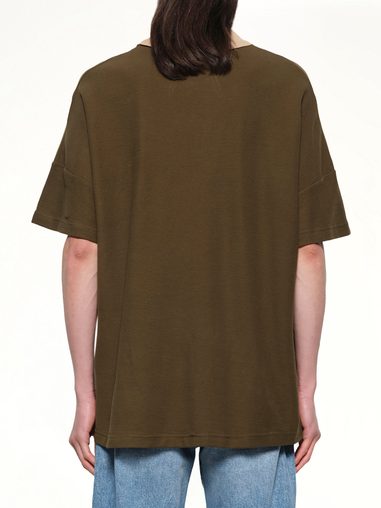 Scramble Logo Stamp Polo in Green