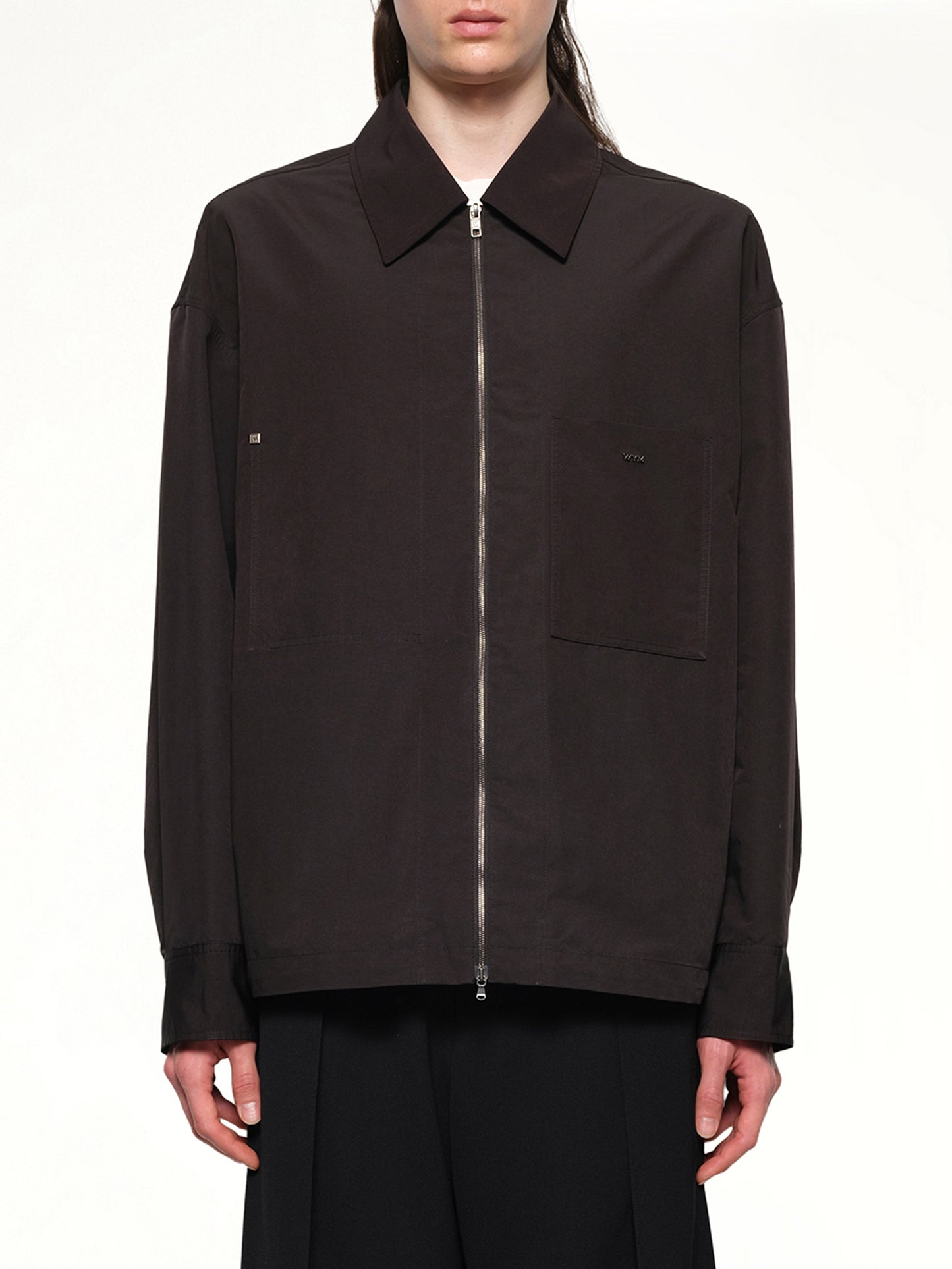 Nylon Shirt in Black