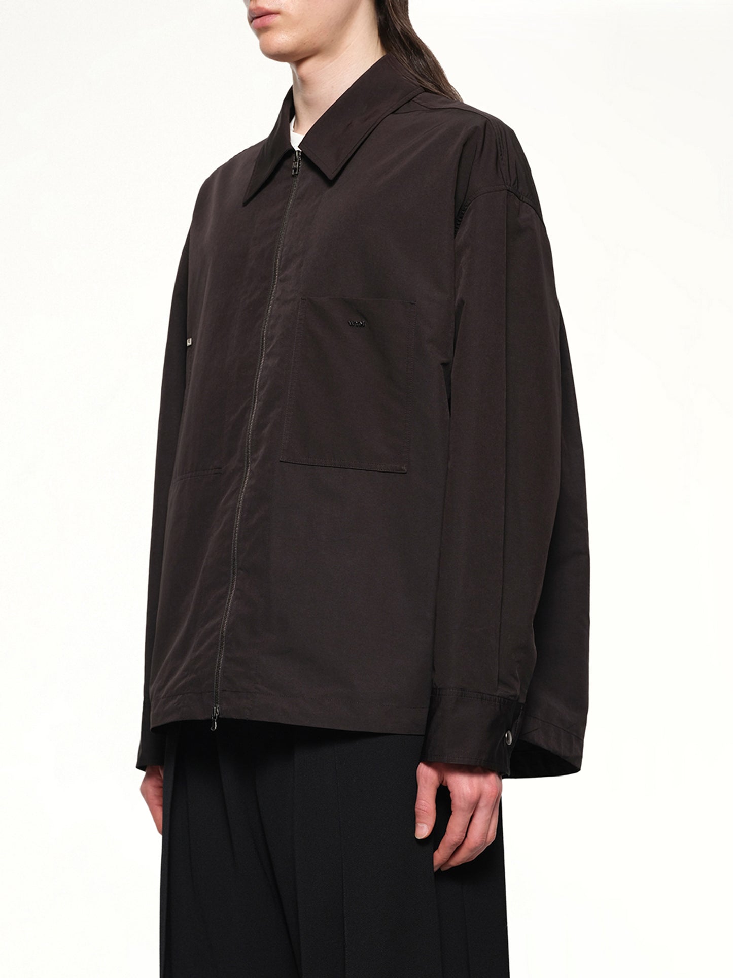 Nylon Shirt in Black