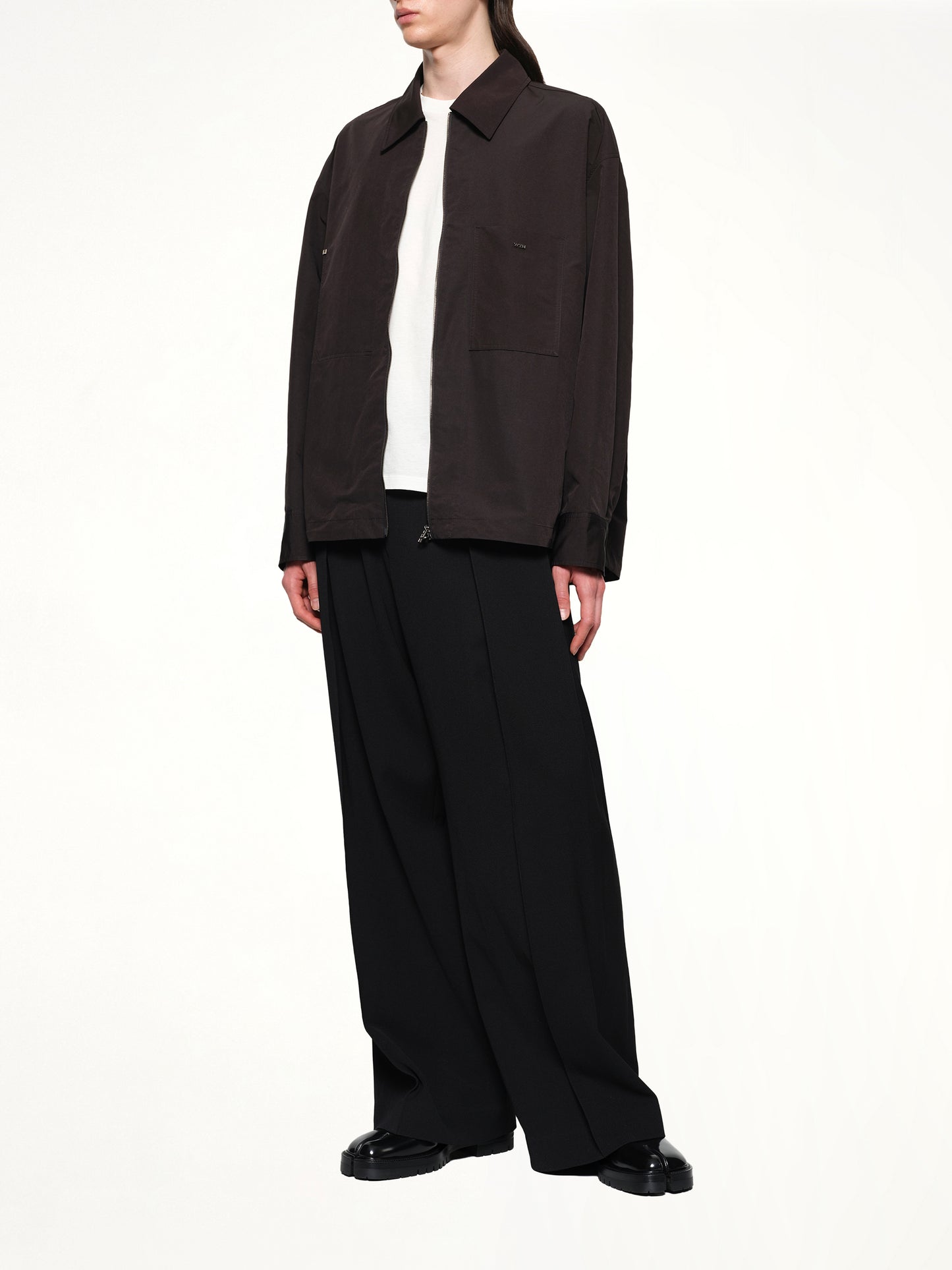 Nylon Shirt in Black