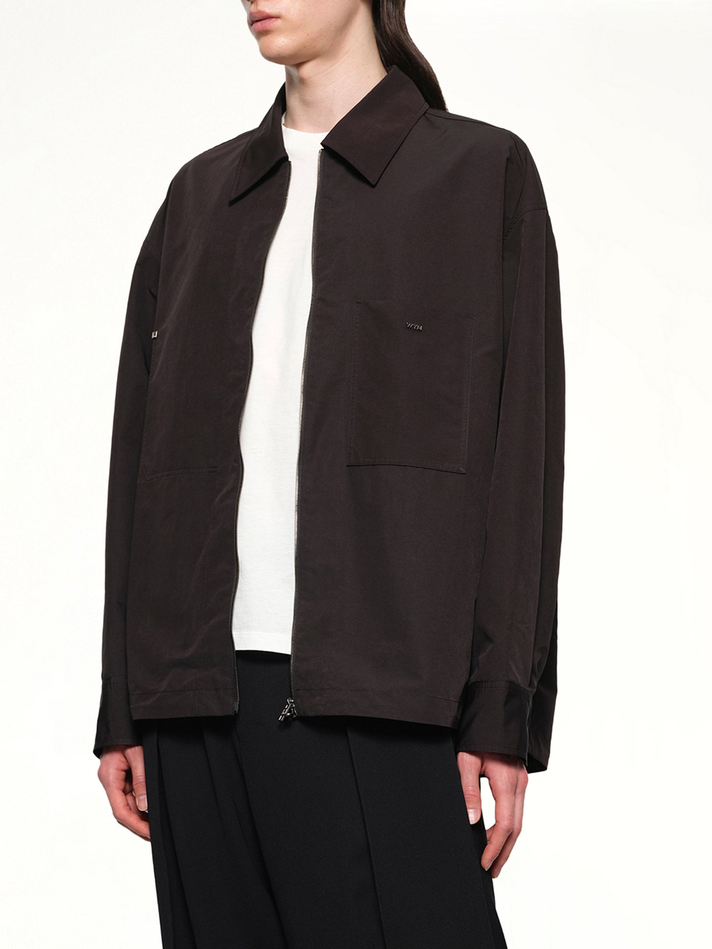 Nylon Shirt in Black