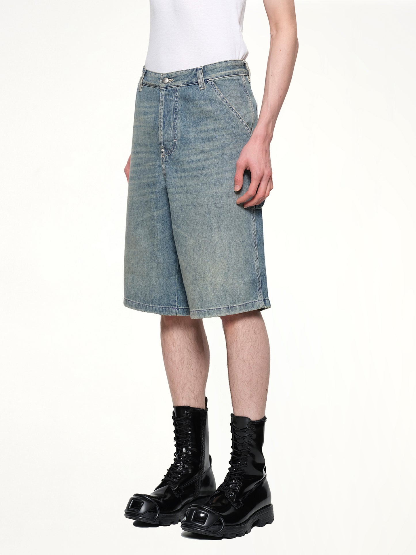 D-LIVERY-W-SHORT Denim Shorts in Light Blue