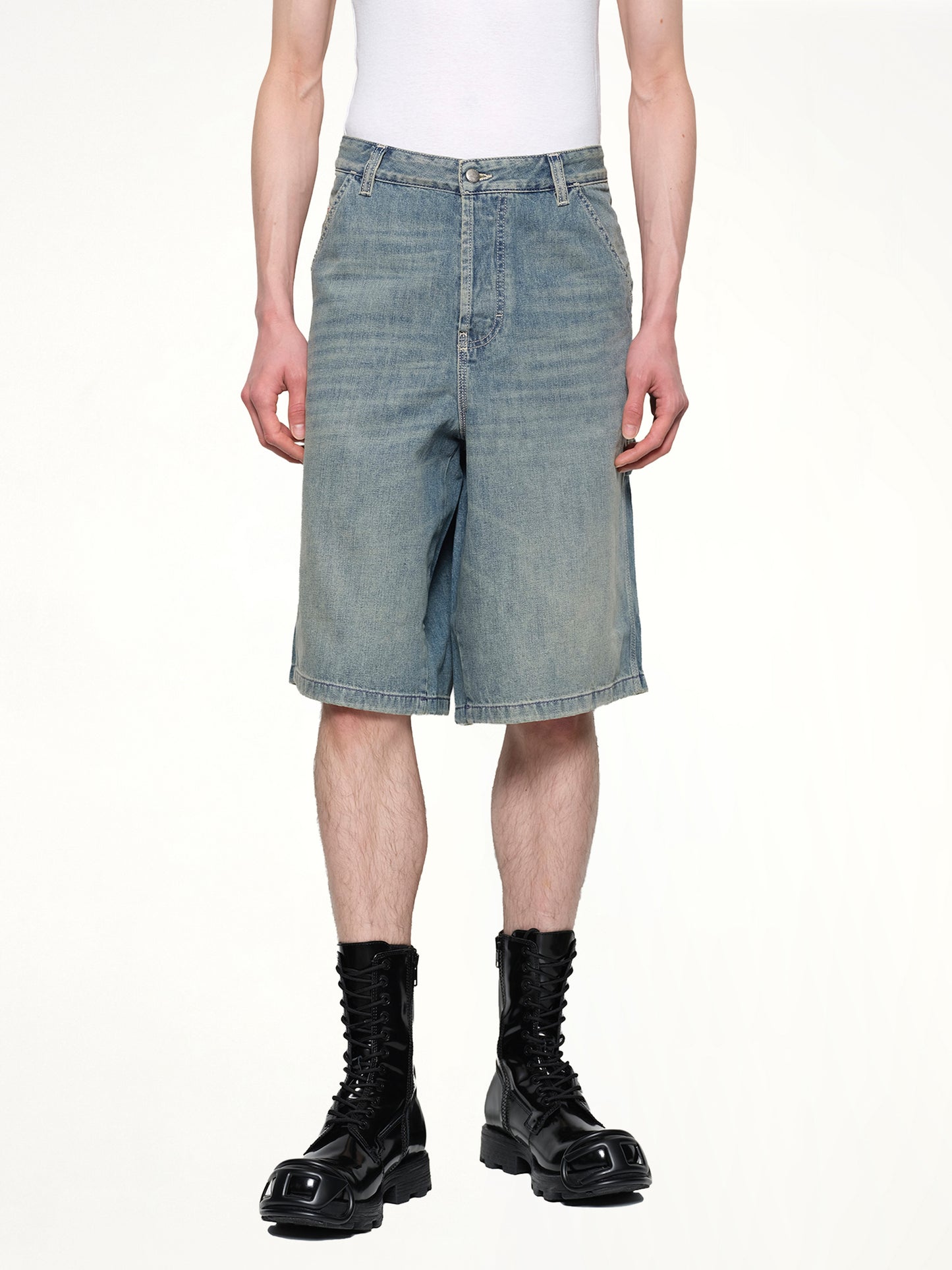 D-LIVERY-W-SHORT Denim Shorts in Light Blue