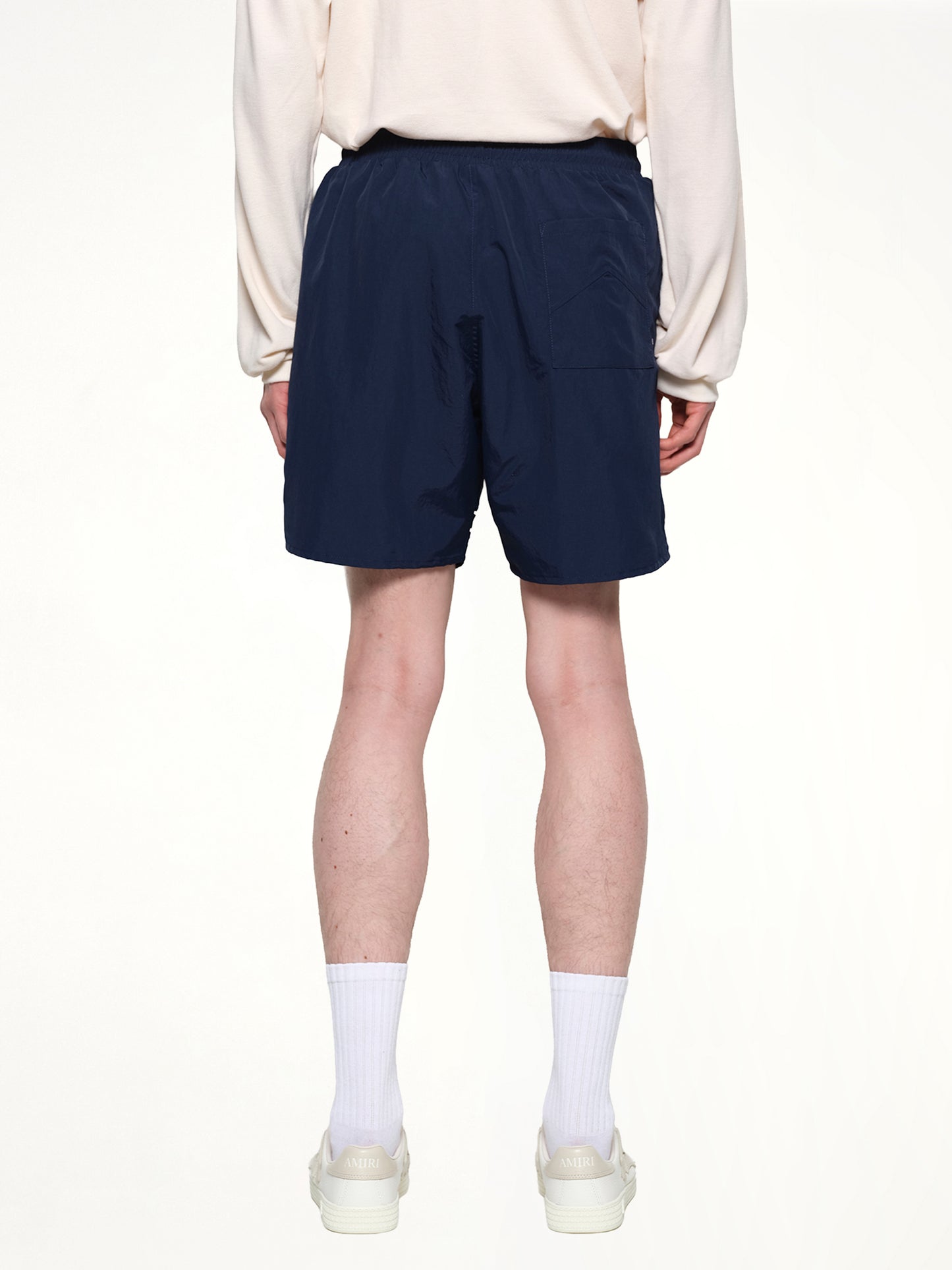 Rhude Logo Shorts in Navy