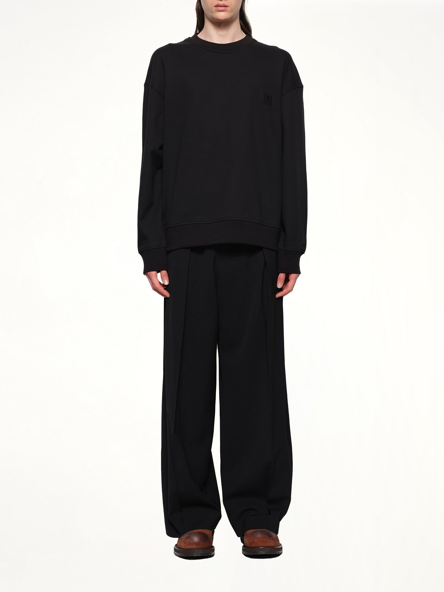 City Graphic Sweatshirt in Black