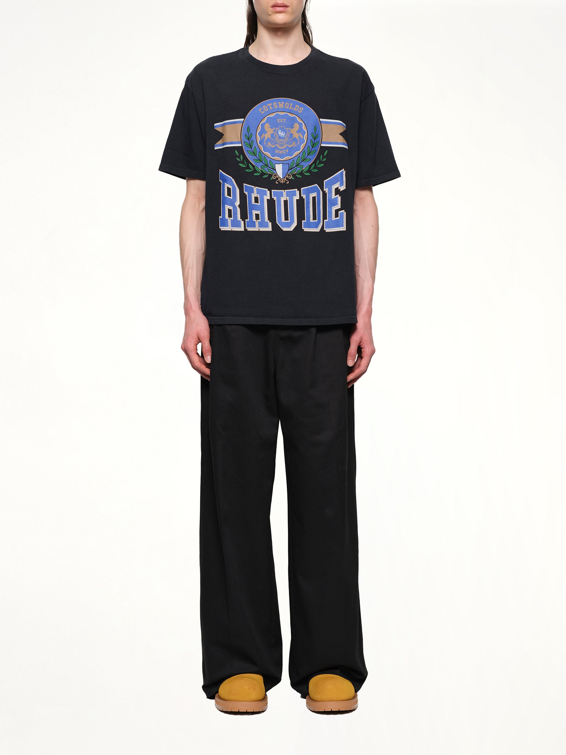 Cotswold Crest T-Shirt in Vintage Black