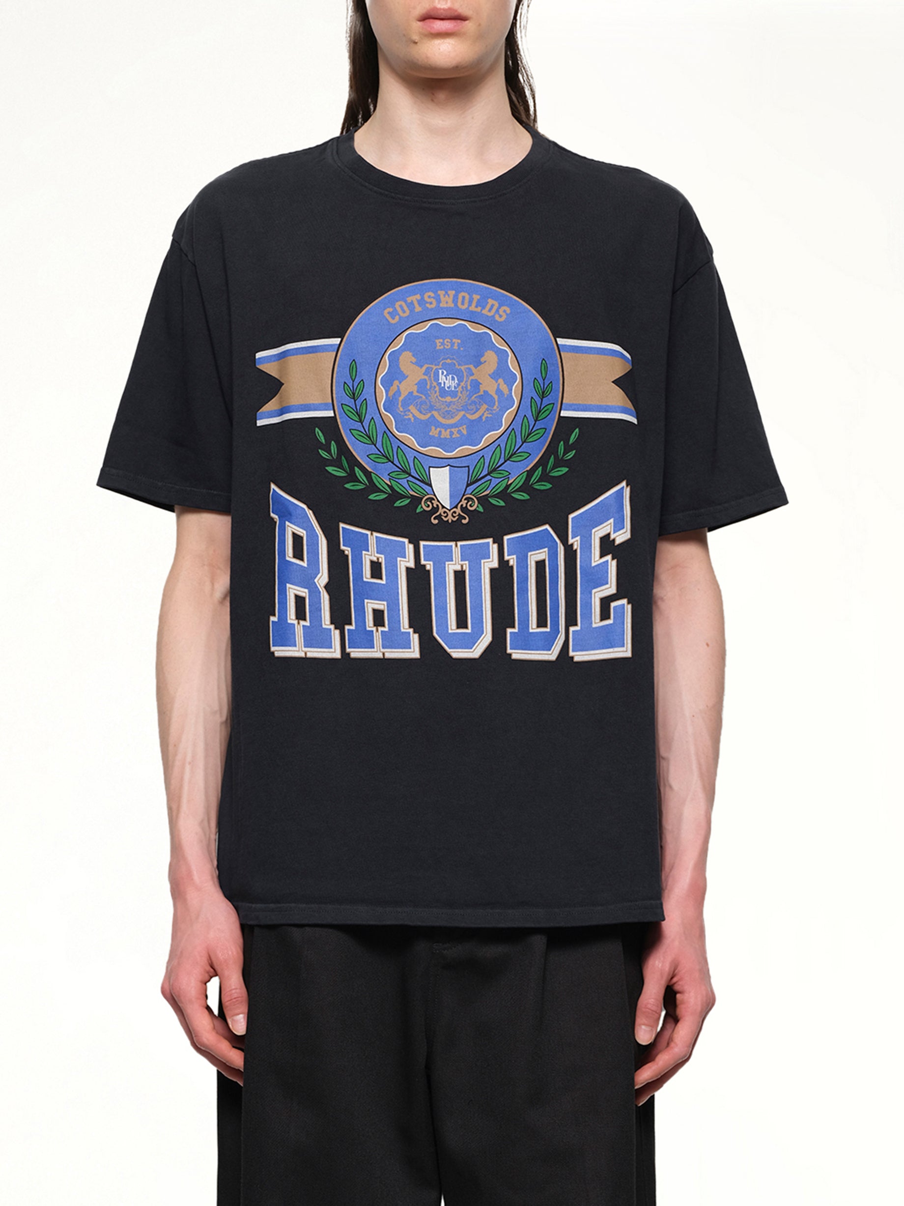 Cotswold Crest T-Shirt in Vintage Black