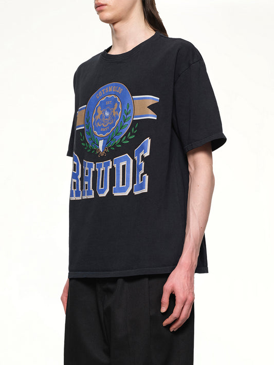 Cotswold Crest T-Shirt in Vintage Black