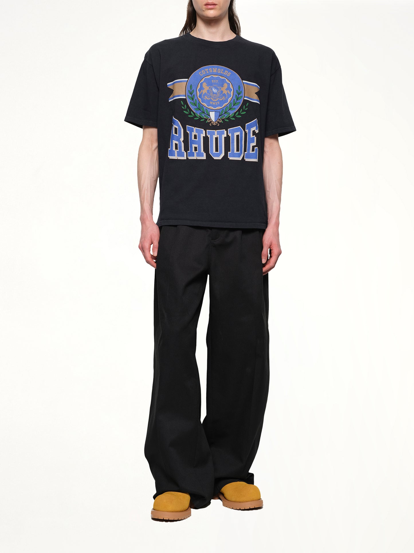 Cotswold Crest T-Shirt in Vintage Black