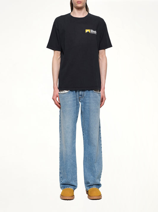 International Racing Logo T-Shirt in Vintage Black