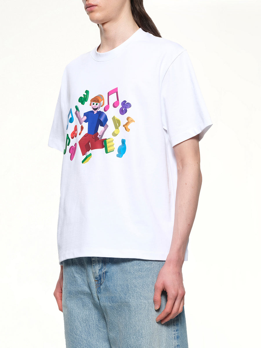 3D T-Shirt in White
