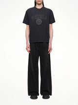 Faded Collegiate T-Shirt in Black