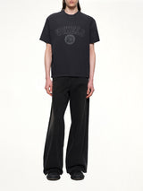 Faded Collegiate T-Shirt in Black