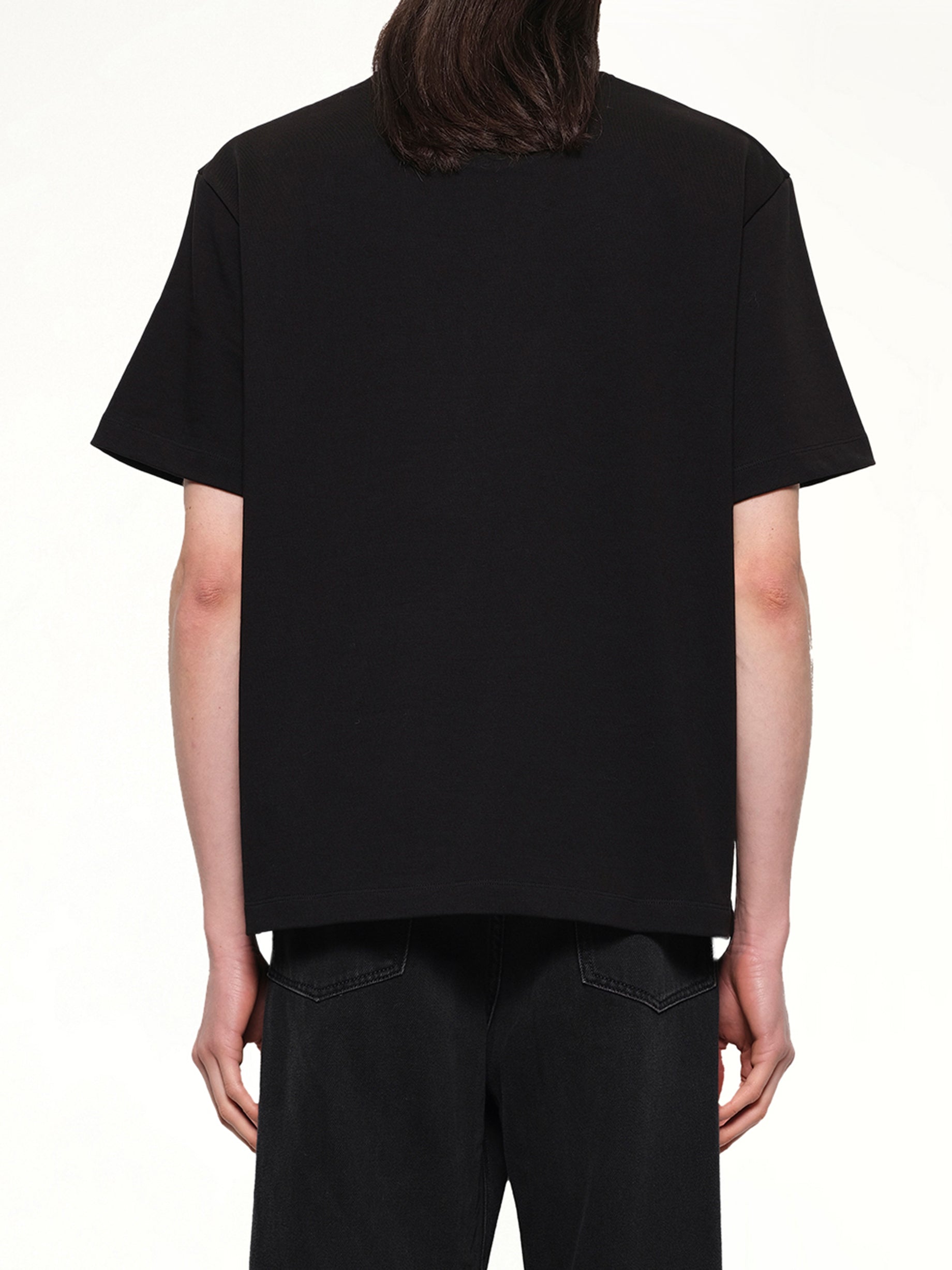 블랙 오버롤 티셔츠