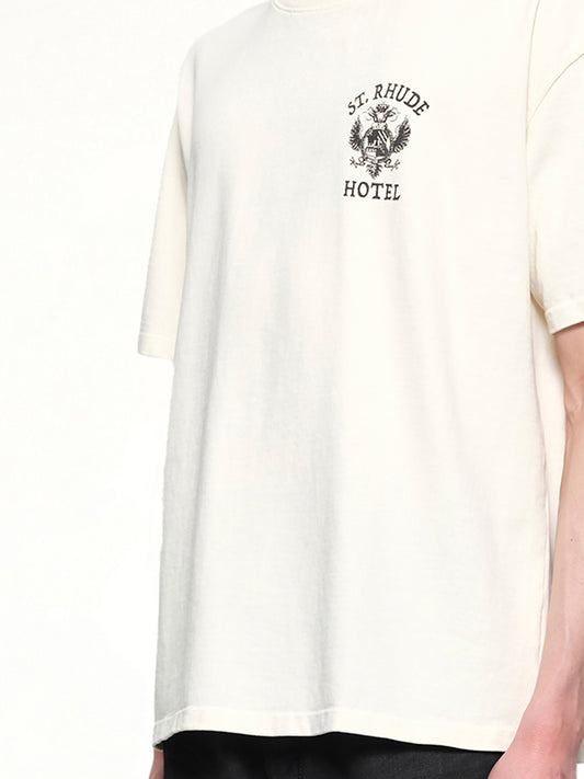 St. Rhude Seal T-Shirt in Vintage White