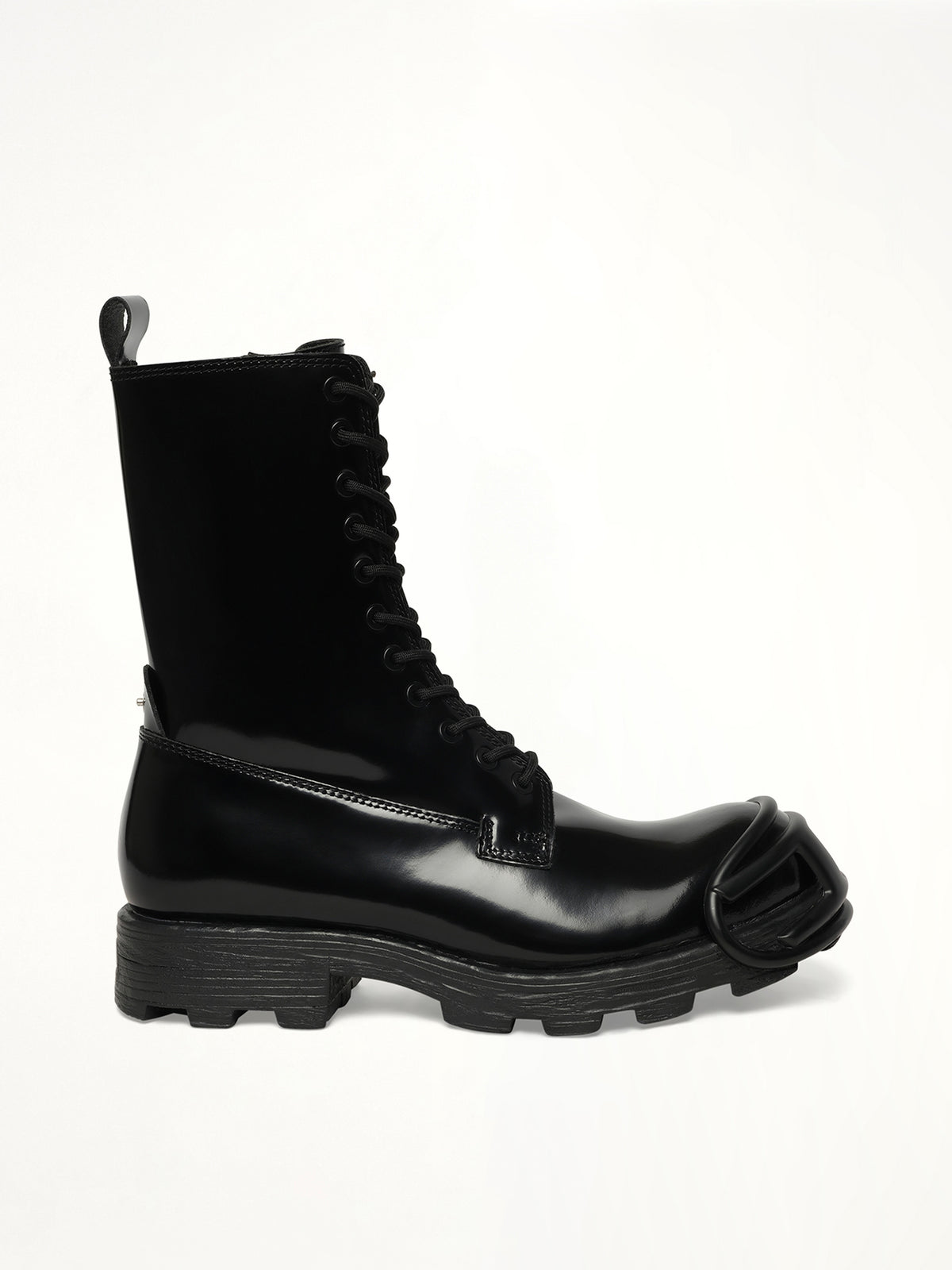 D-HAMMER Boots in Black Side View | DIESEL
