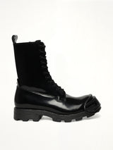 D-HAMMER Boots in Black Side View | DIESEL