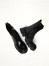 D-HAMMER Boots in Black Top View | DIESEL