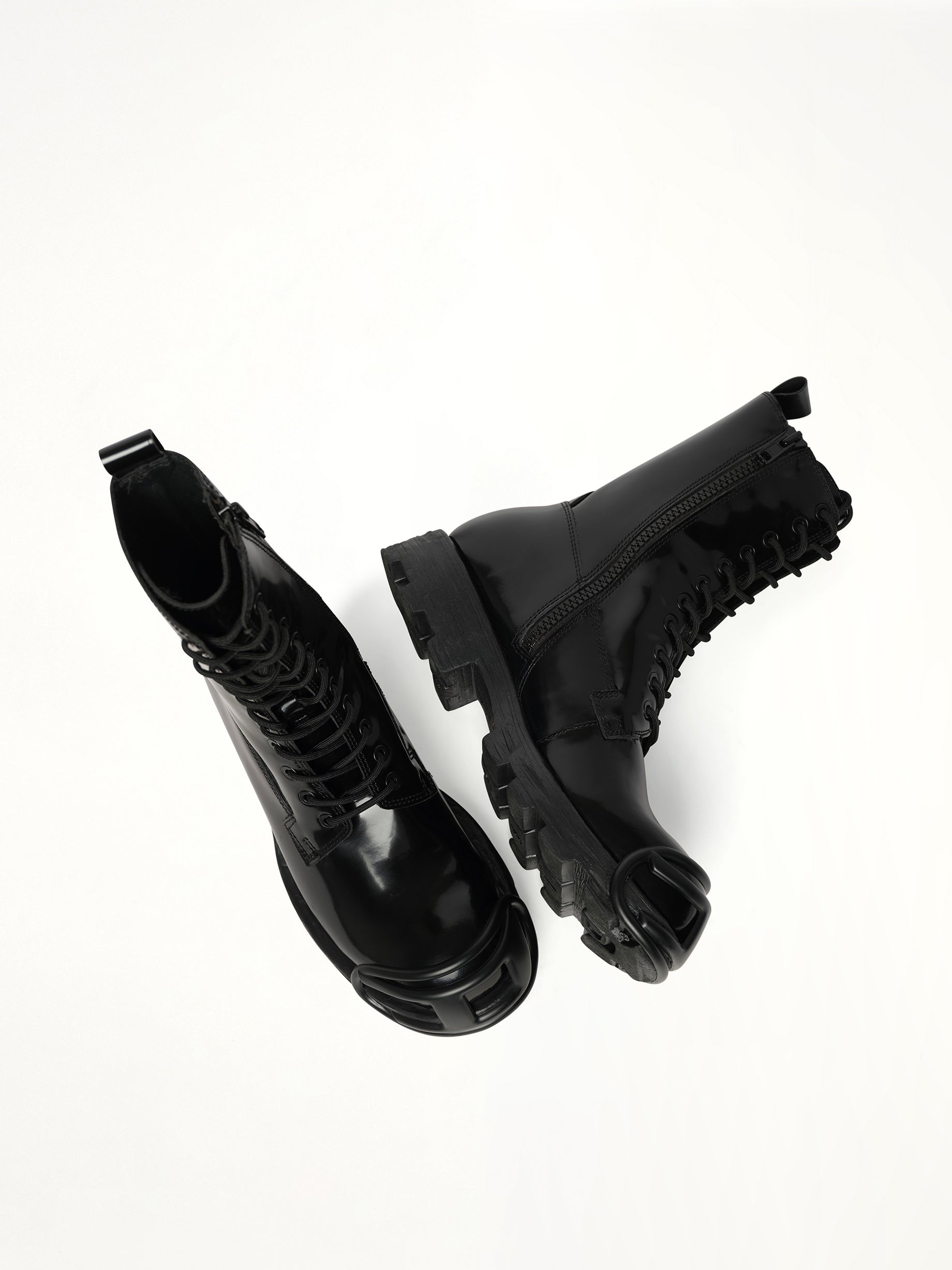 D-HAMMER Boots in Black Top View | DIESEL