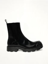 D-HAMMER Zip Boots in Black Side View | DIESEL