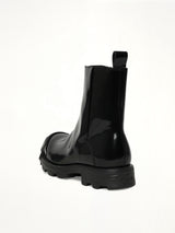 D-HAMMER Zip Boots in Black Back View | DIESEL