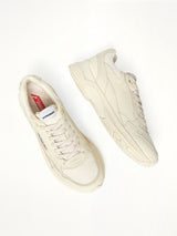 Hyperway Low Sneaker in White/White Top View | AUTRY