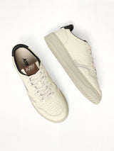 Medalist Low Sneaker in Black/Pinecone Top View | AUTRY