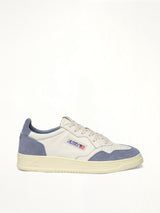 Medalist Low Sneaker in White/Claudia Side View | AUTRY