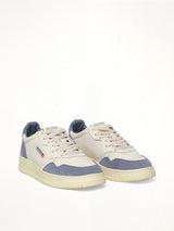 Medalist Low Sneaker in White/Claudia Front View | AUTRY