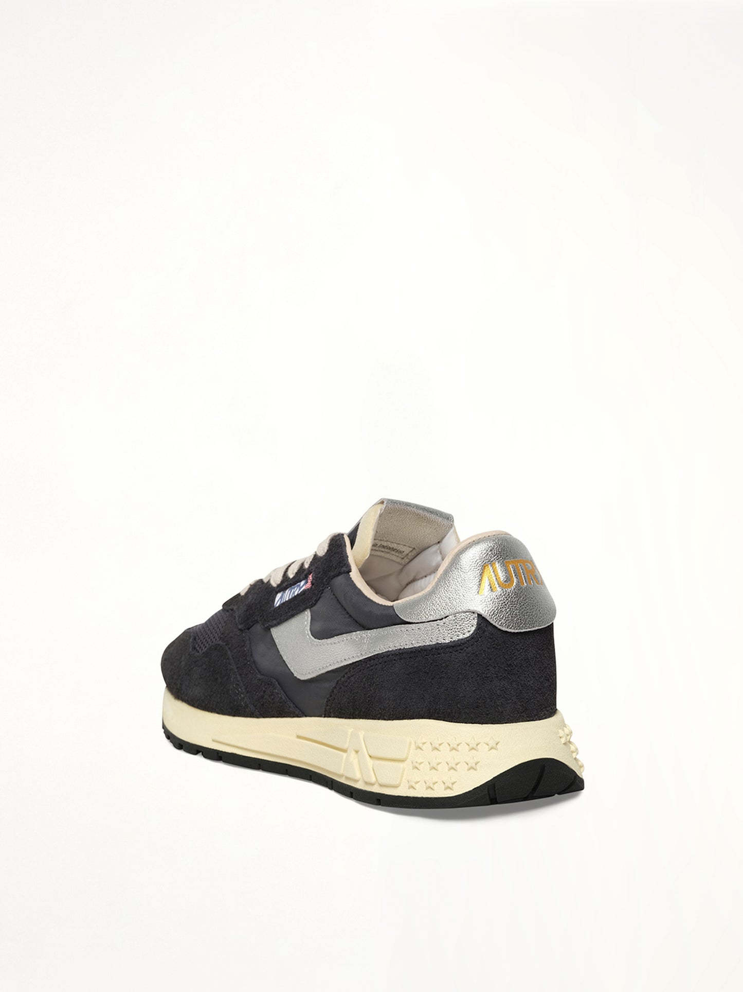 Reelwind Low Sneaker in Black/Silver