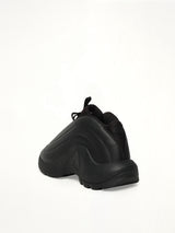 S-D-RUNNER X Sneaker in Black Back View | DIESEL