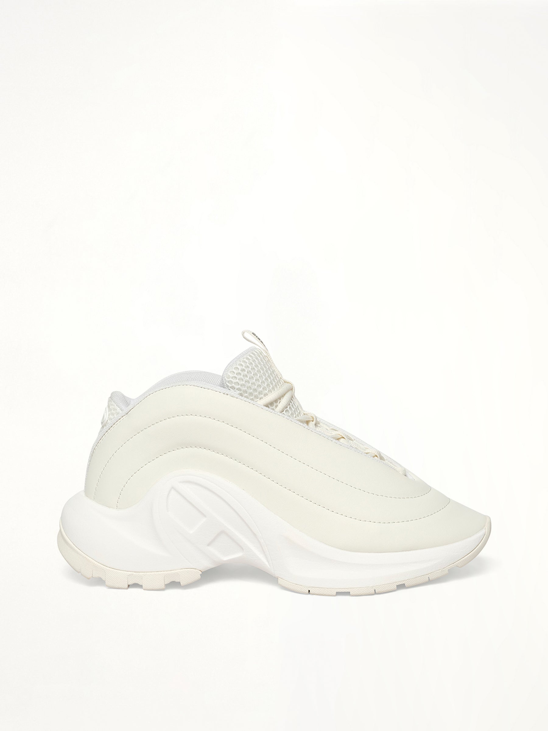 S-D-RUNNER X Sneaker in White Side View | DIESEL