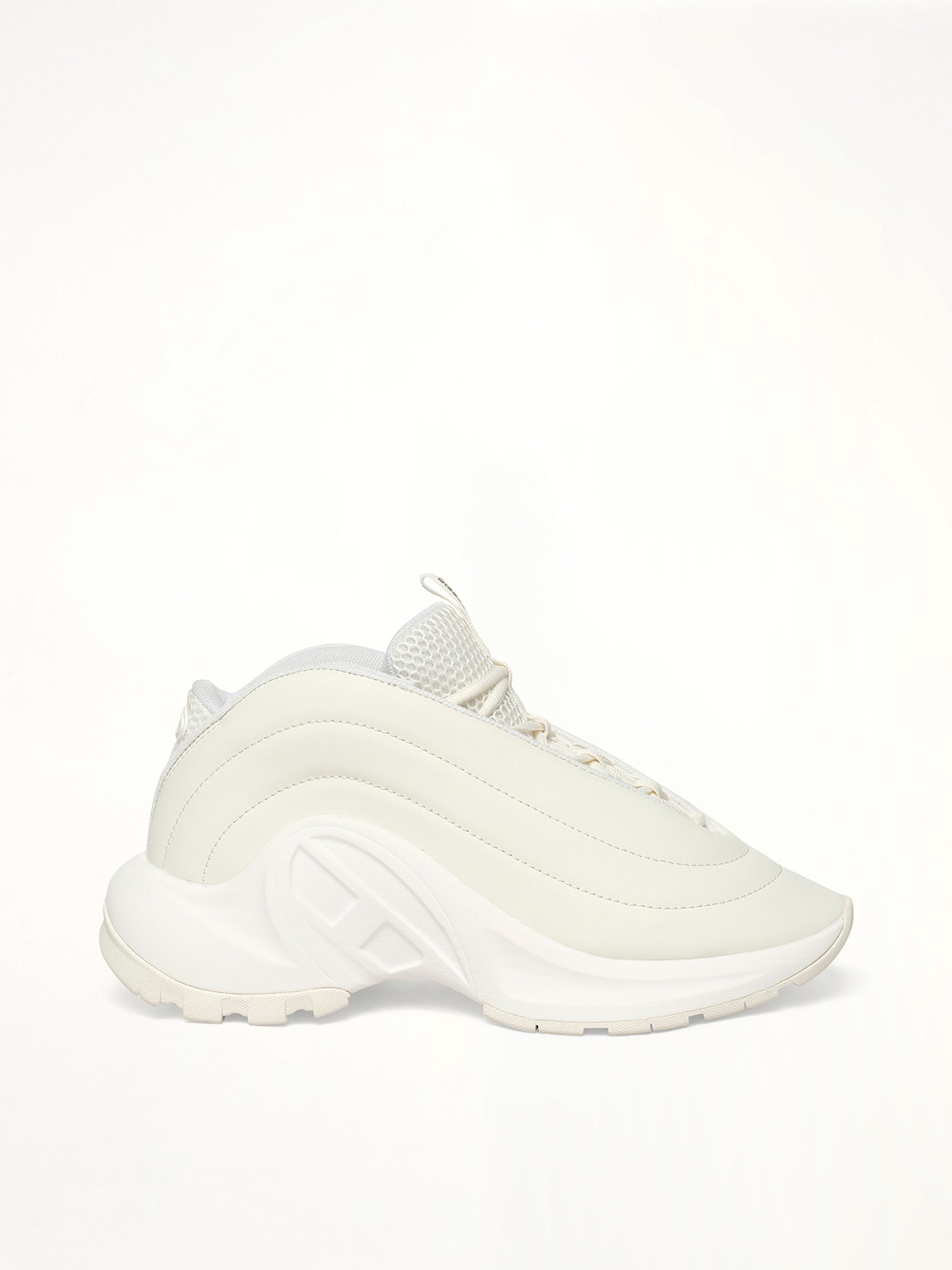 S-D-RUNNER X Sneaker in White Side View | DIESEL
