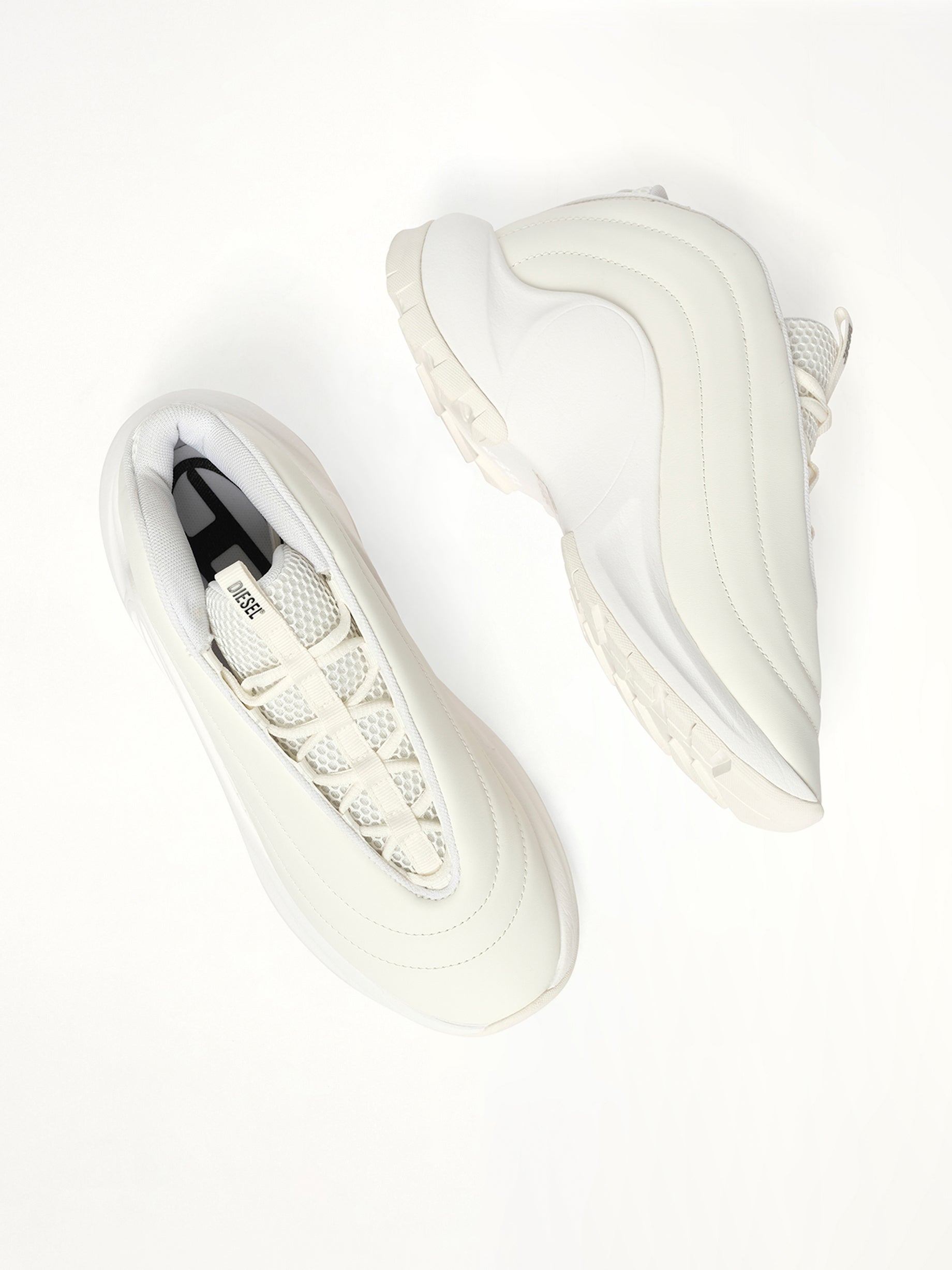 S-D-RUNNER X Sneaker in White Top View | DIESEL