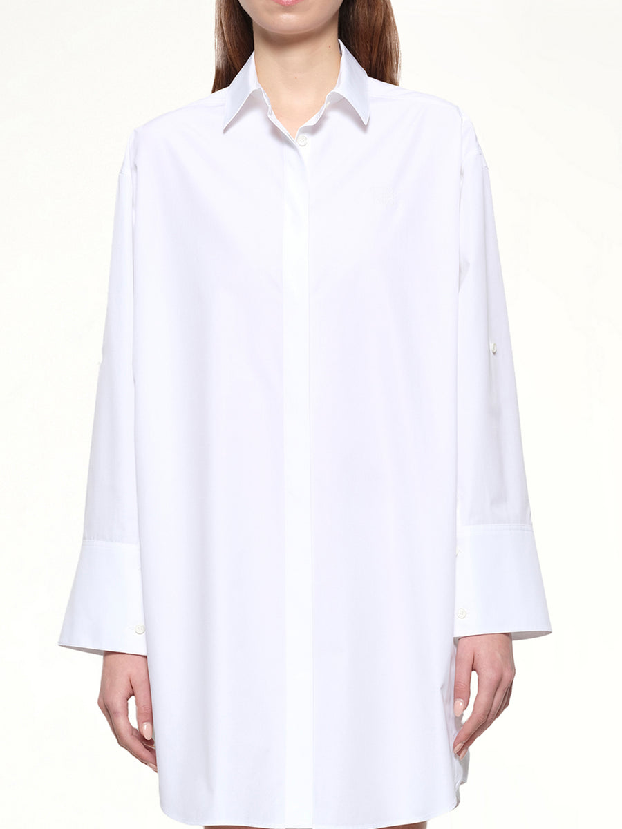 Shirt Dress in White