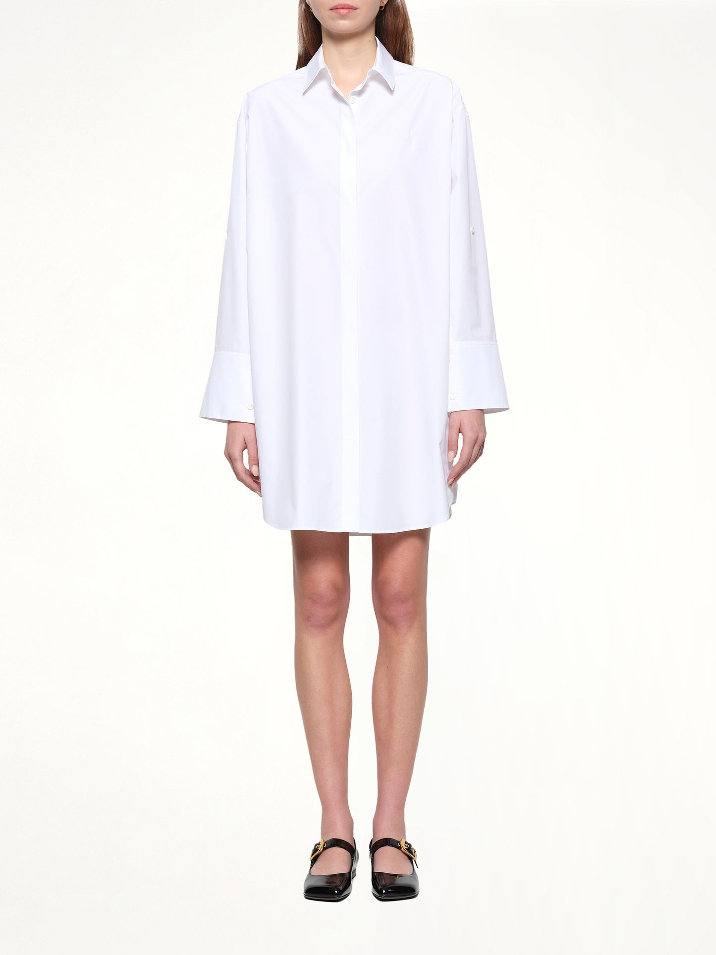 Shirt Dress in White