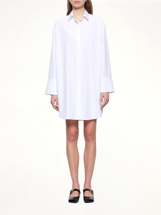 Shirt Dress in White