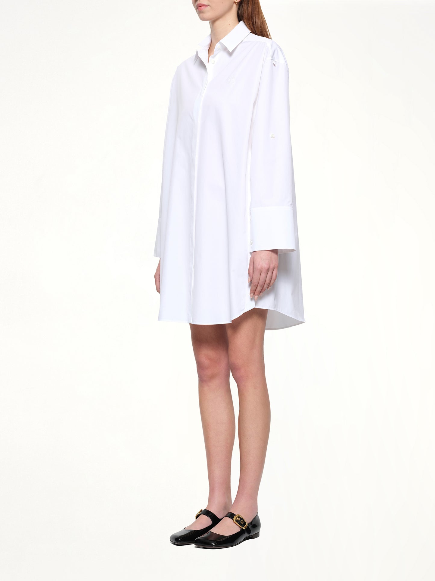Shirt Dress in White