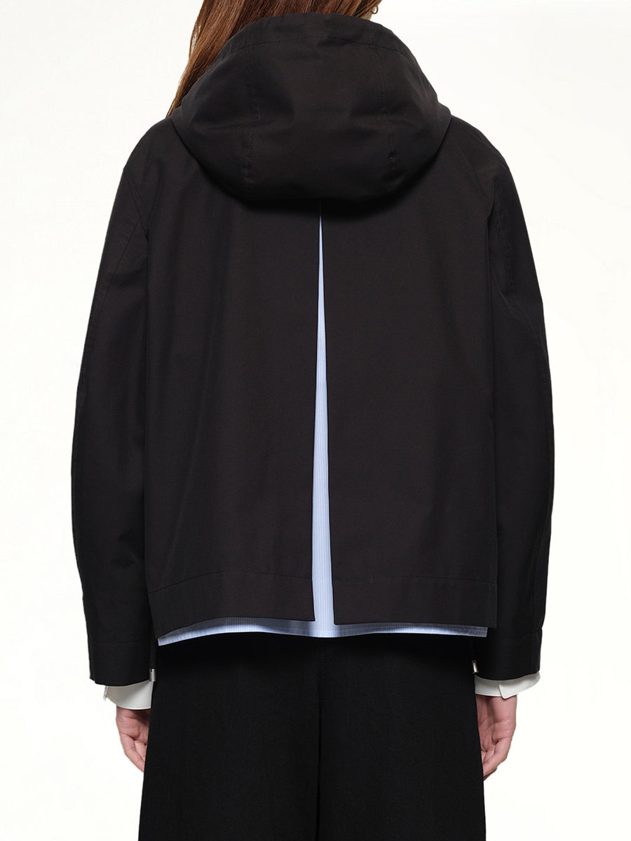 Hooded Parka in Black