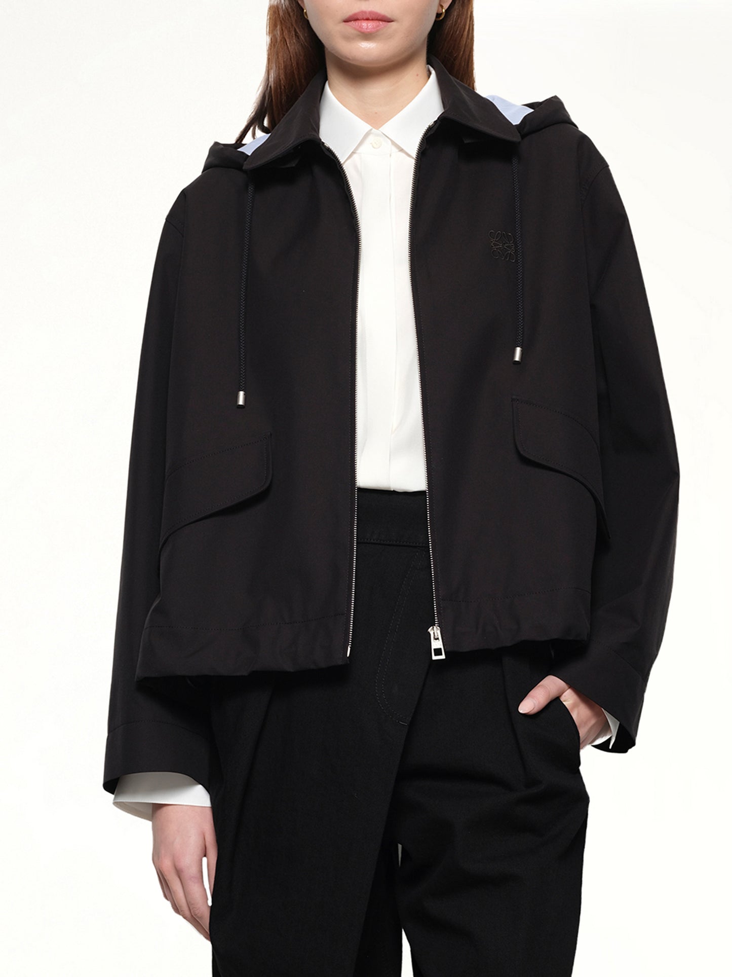 Hooded Parka in Black