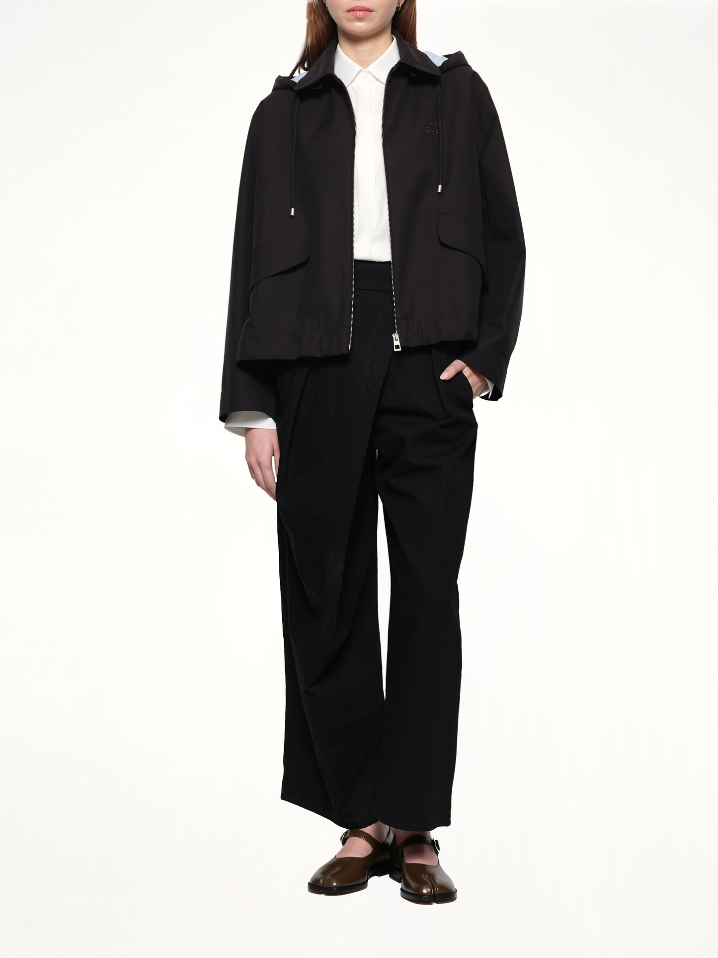 Hooded Parka in Black