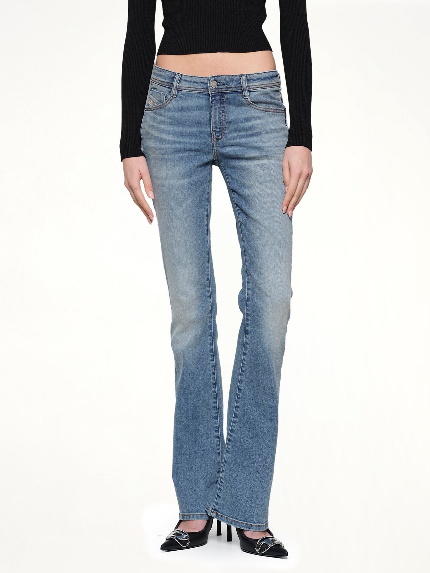 1969 D-EBBEY Bootcut Jeans in Light Blue
