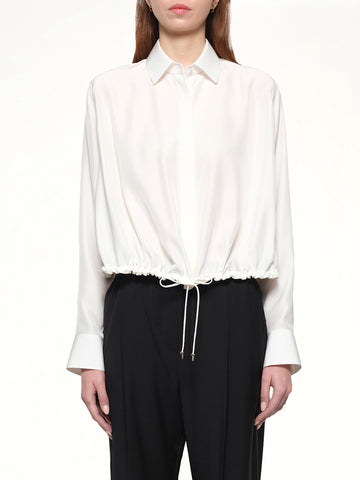 Balloon Shirt in White