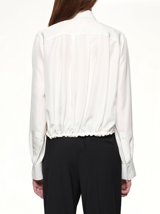 Balloon Shirt in White