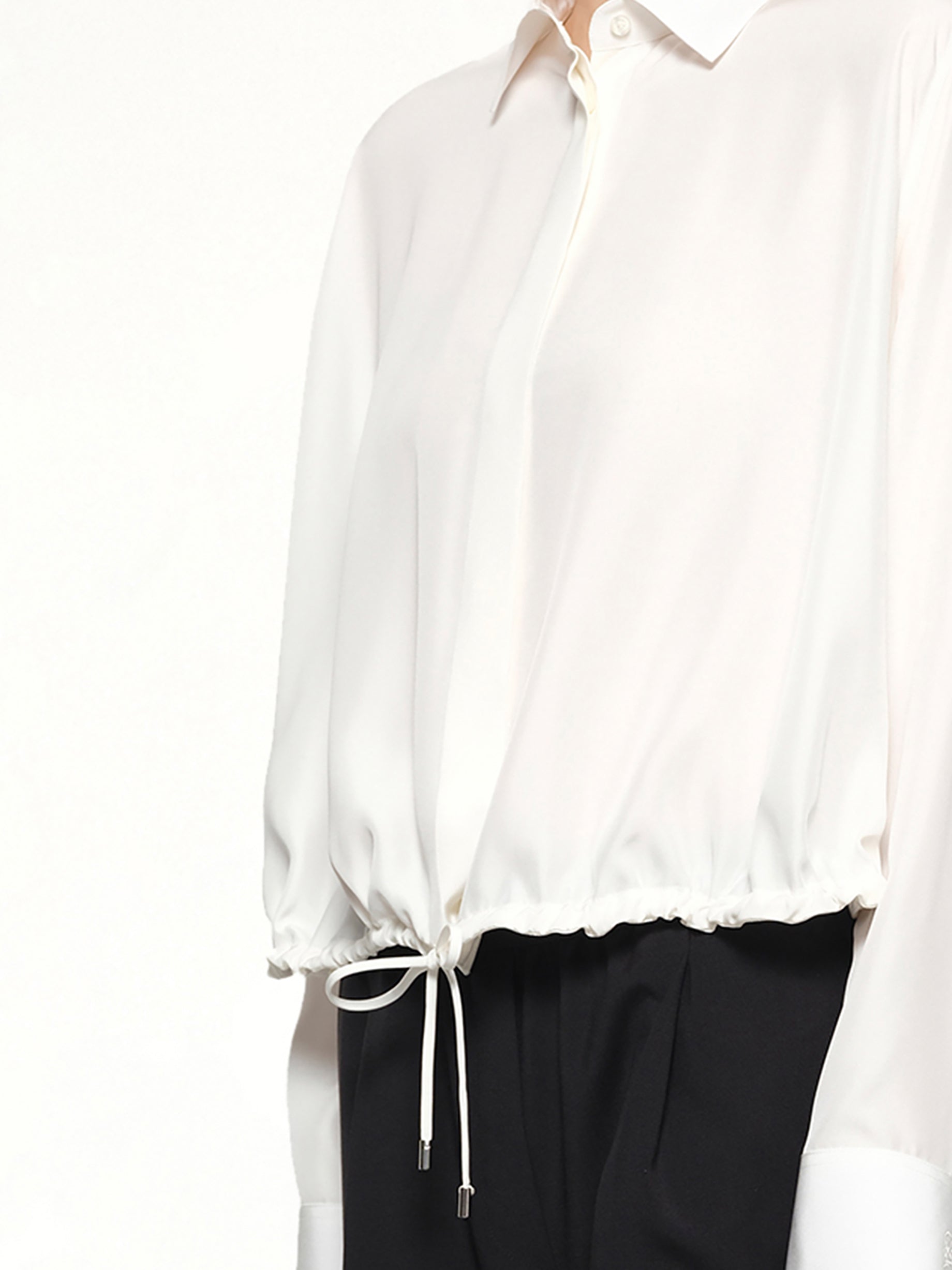 Balloon Shirt in White
